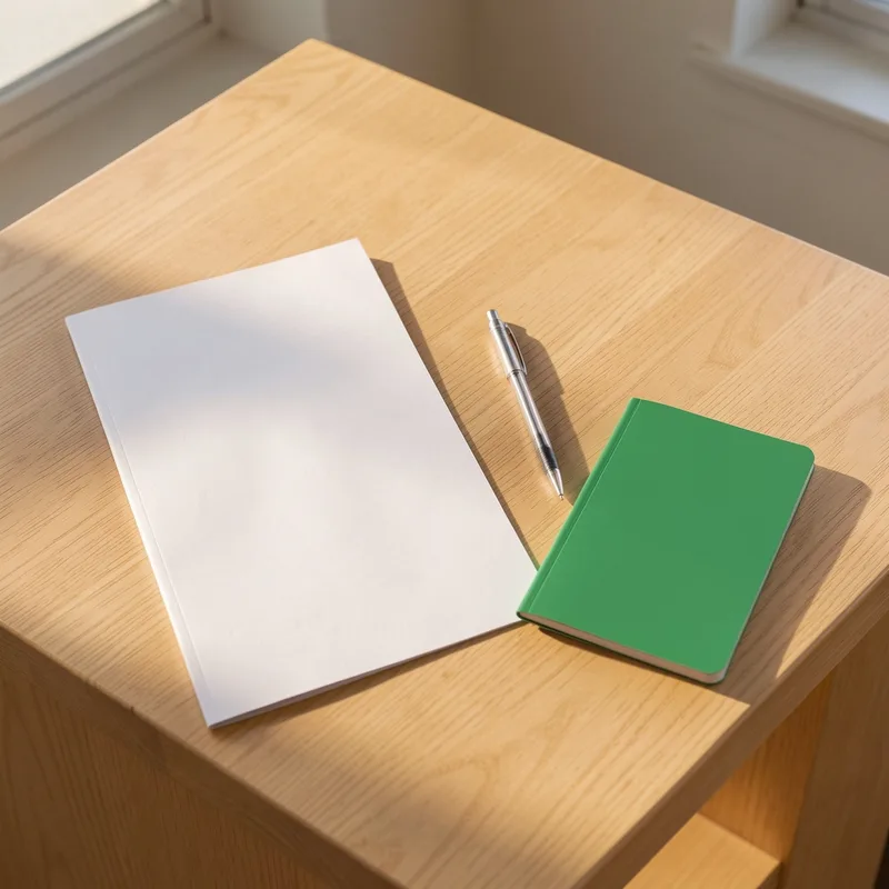 Ordonnance et carnet de santé d&rsquo;un enfant posés sur le comptoir d&rsquo;un cabinet paramédical